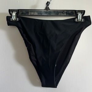 Black bikini bottoms J. Crew size Small